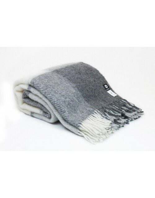 Vilnas pleds Pelēks 140*205 cm